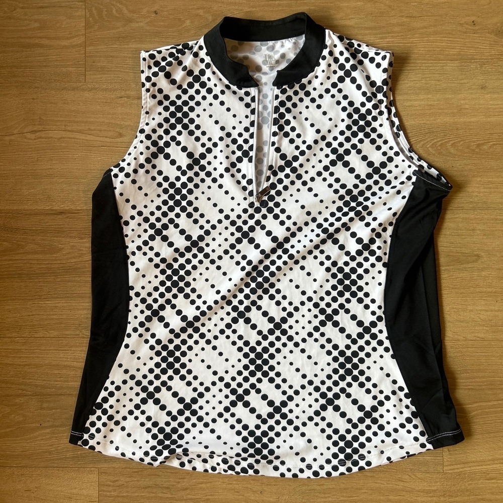 Tail Womens Sleeveless Golf Tennis Tops Bundle Quarter Zip Floral Geometric XL - Picture 5 of 5